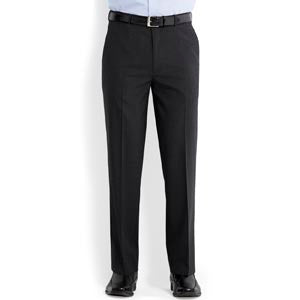 UA-TRO-40-60 MENS FLAT FRONT PANT - BLACK