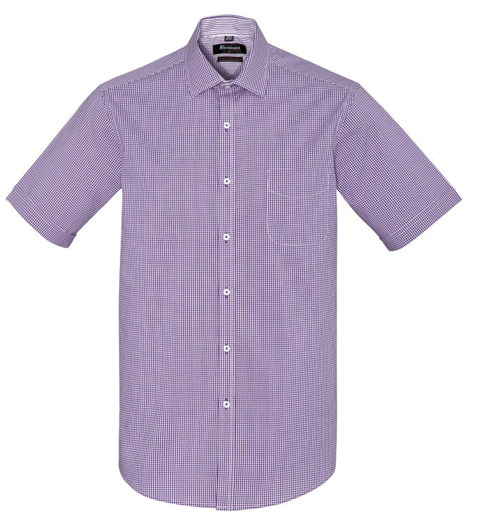 UA-42522 MENS NEWPORT SHORT SLEEVE SHIRT - PURPLE REIGN