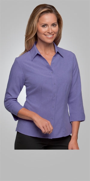 UA-2145 LADIES 3/4 SLEEVE SHIRT - LILAC