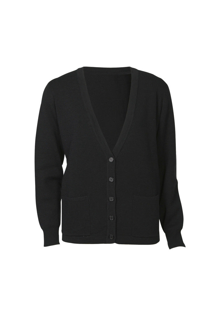 UA-LC8008 - LADIES WOOLMIX CARDIGAN BLACK