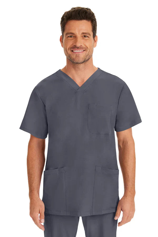 AC-2590 Men's Mathew Scrub Top Pewter