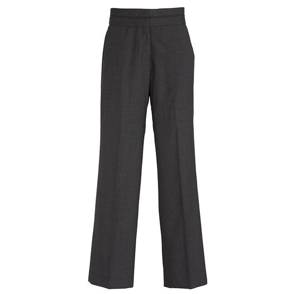 10116 - MID RISE PIPED BAND PANT CHARCOAL