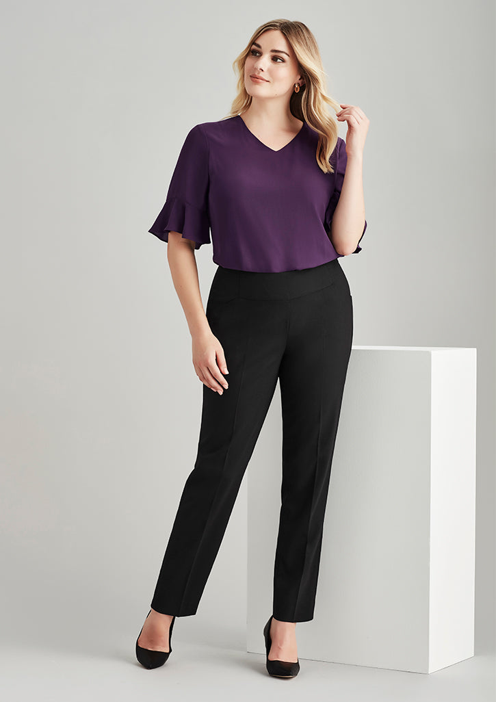 14021 - WOMENS BANDLESS SLIM LEG PANT