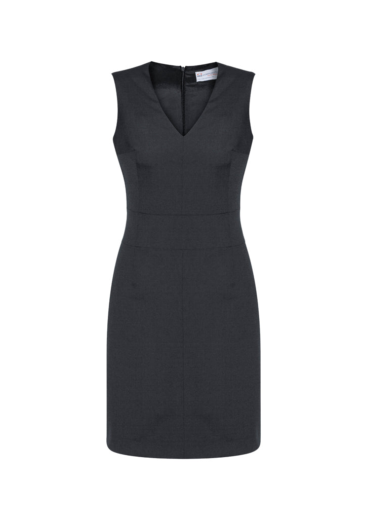 34021 - WOMENS SLEEVELESS V NECK DRESS