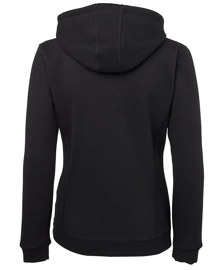 3HJ1 - LADIES FULL ZIP FLEECY HOODIE