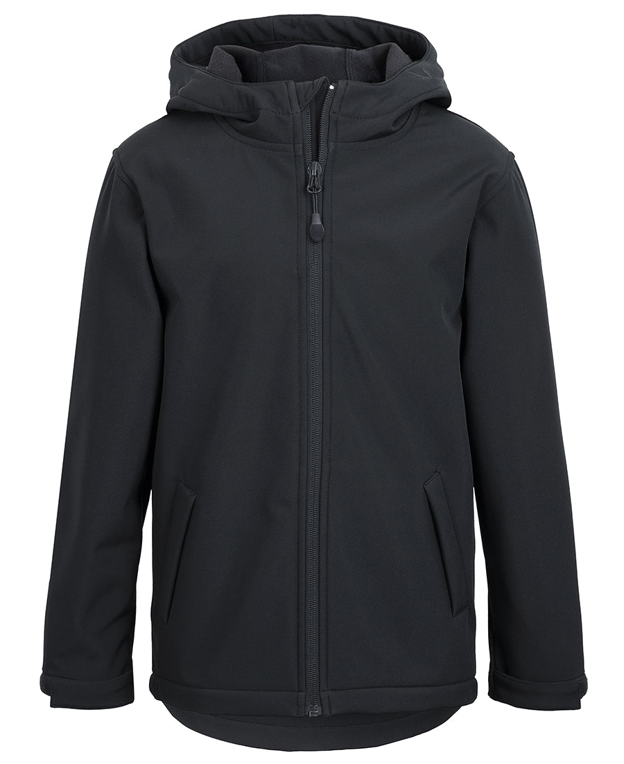 3WSH - PODIUM KIDS WATER RESISTANT HOODED SOFTSHELL JACKET