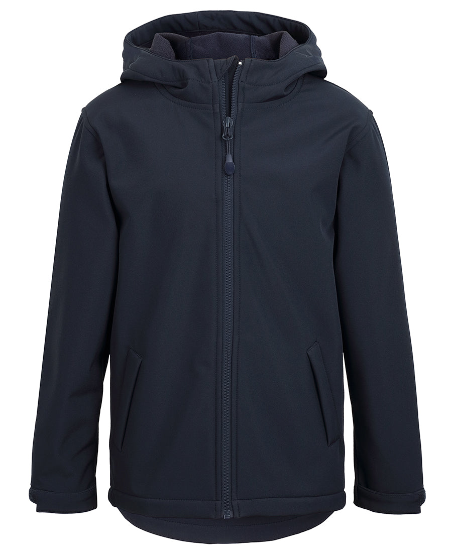 3WSH - PODIUM KIDS WATER RESISTANT HOODED SOFTSHELL JACKET