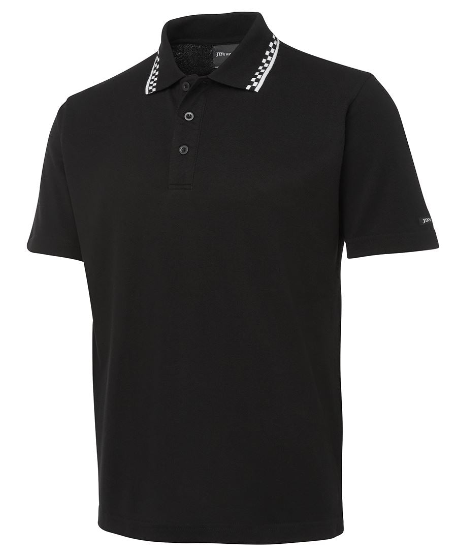 5MP - CHEF POLO BLACK/WHITE