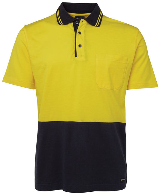 6CPHV - HI VIS S/S COTTON POLO