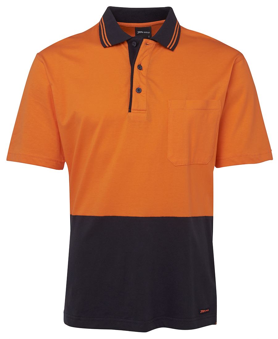 6CPHV - HI VIS S/S COTTON POLO