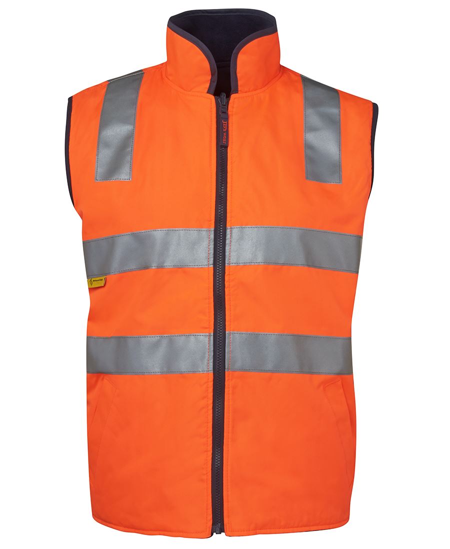 6D4RV - HI VIS (D+N) REVERSIBLE VEST