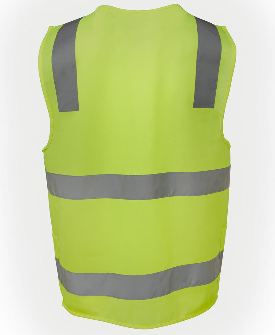 6DNSZ - HI VIS (D+N) ZIP SAFETY VEST