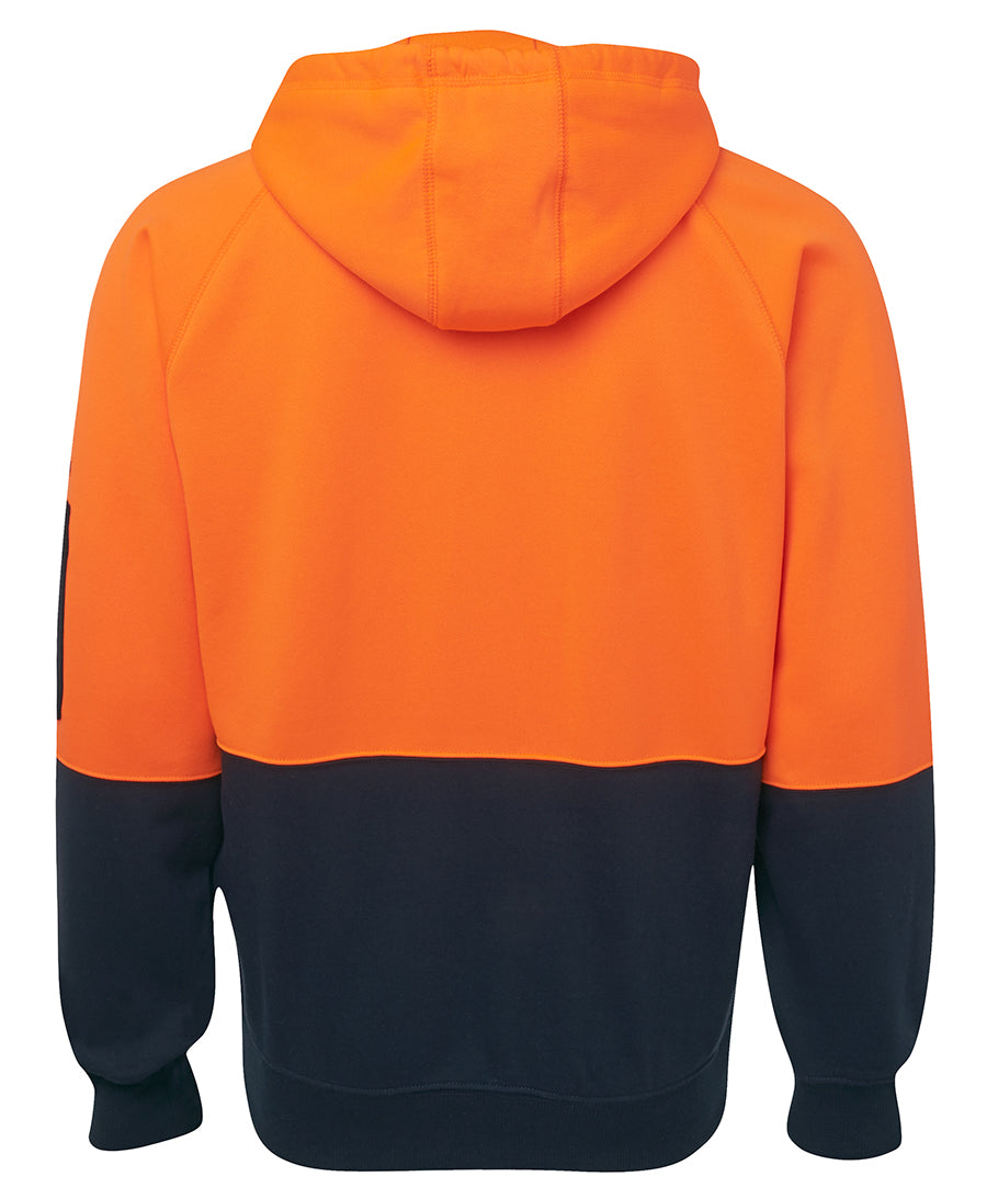 6HVH - HI VIS FULL ZIP FLEECY HOODIE
