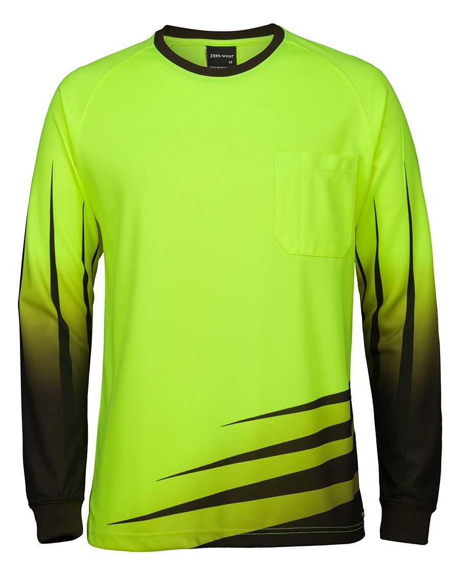 6HVRX - HI VIS L/S RIPPA SUB TEE