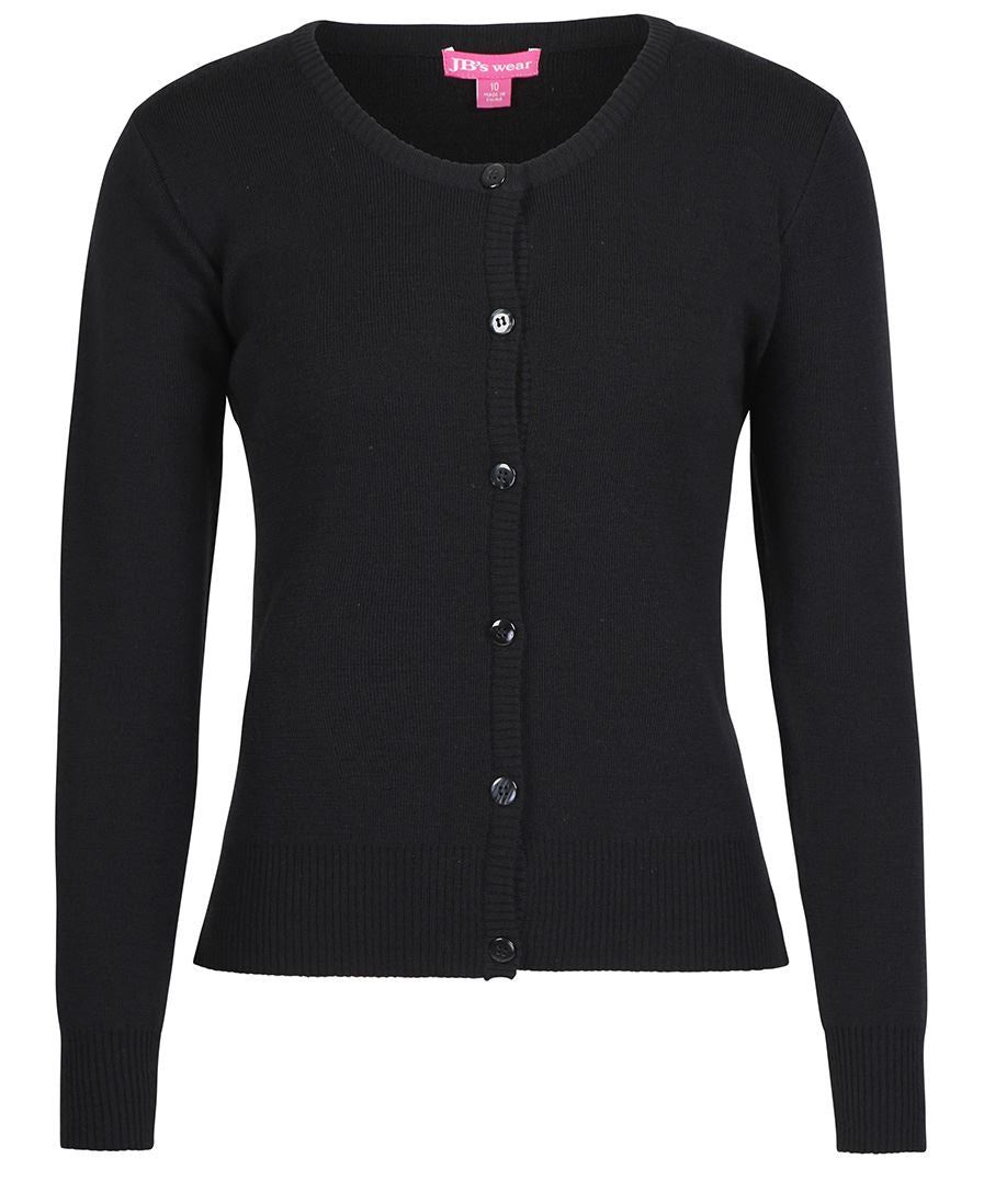 6L1CN - LADIES CORPORATE CREW NECK CARDIGAN