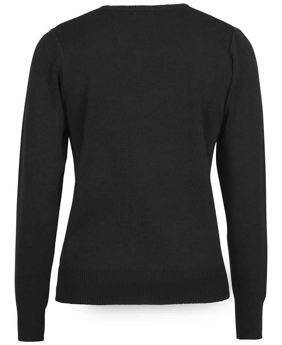 6L1CN - LADIES CORPORATE CREW NECK CARDIGAN
