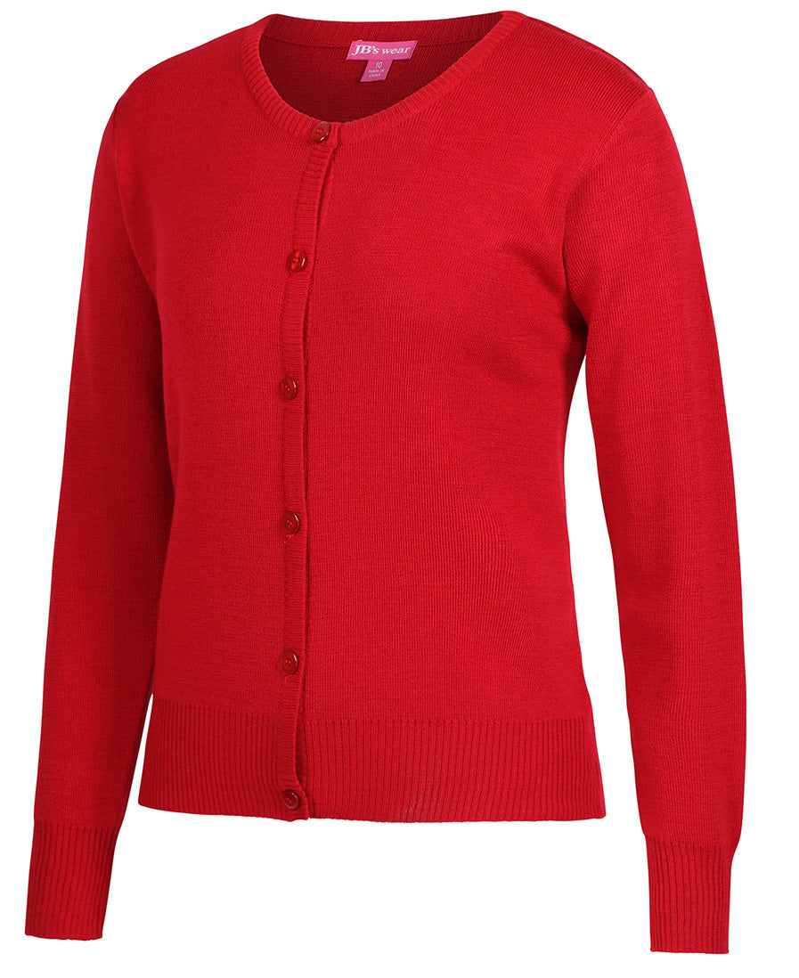 6L1CN - LADIES CORPORATE CREW NECK CARDIGAN