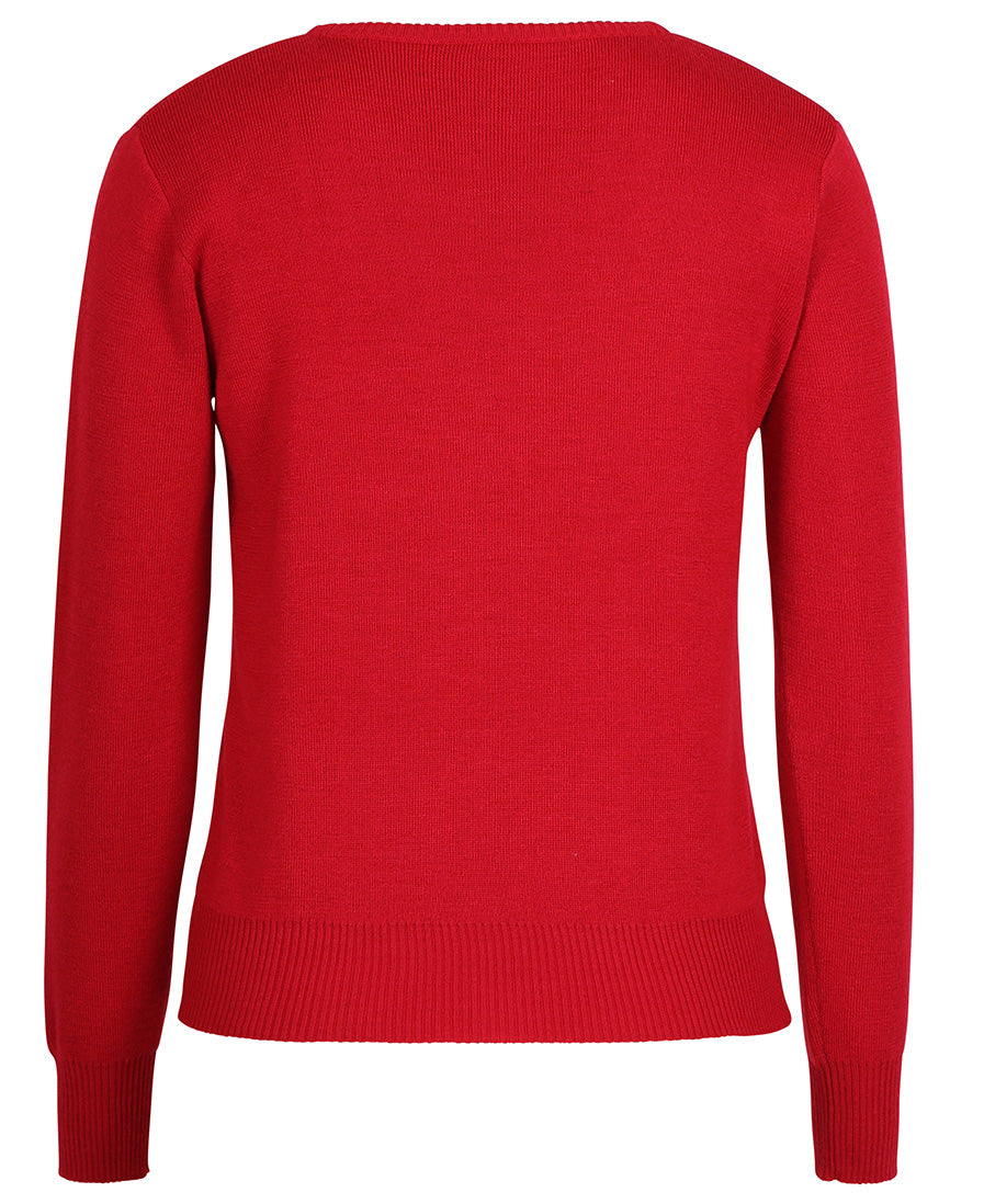 6L1CN - LADIES CORPORATE CREW NECK CARDIGAN