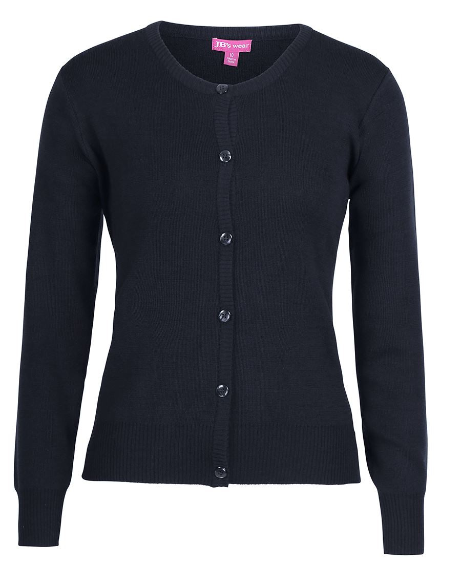 6L1CN - LADIES CORPORATE CREW NECK CARDIGAN