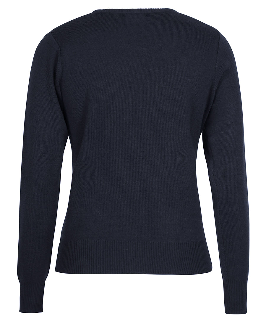 6L1CN - LADIES CORPORATE CREW NECK CARDIGAN