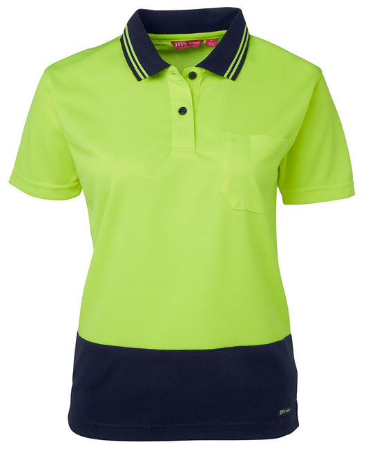 6LHCP - LADIES HI VIS S/S COMFORT POLO