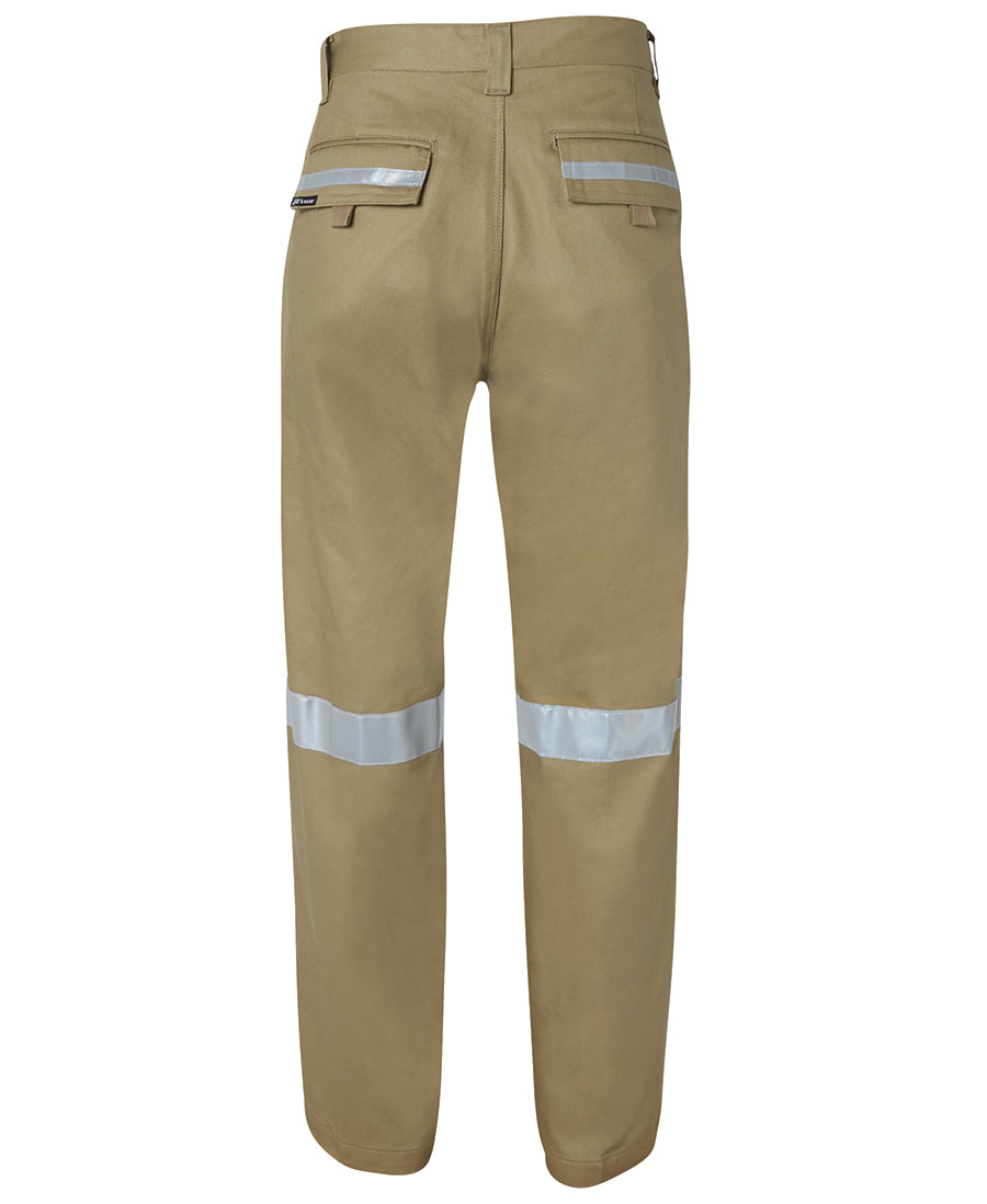 6MDNT - MERCERISED WORK TROUSER WITH REFLECTIVE TAPE