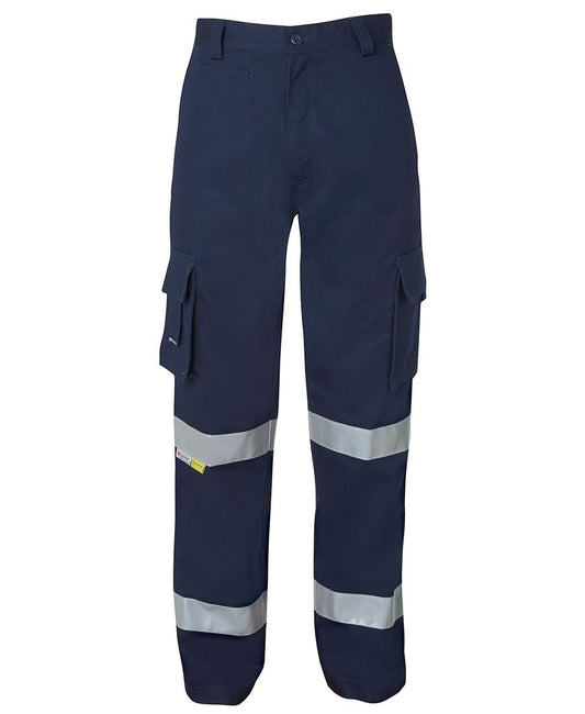 6MMP - MERCERISED MULTI POCKET PANT WITH REFLECTIVE TAPE