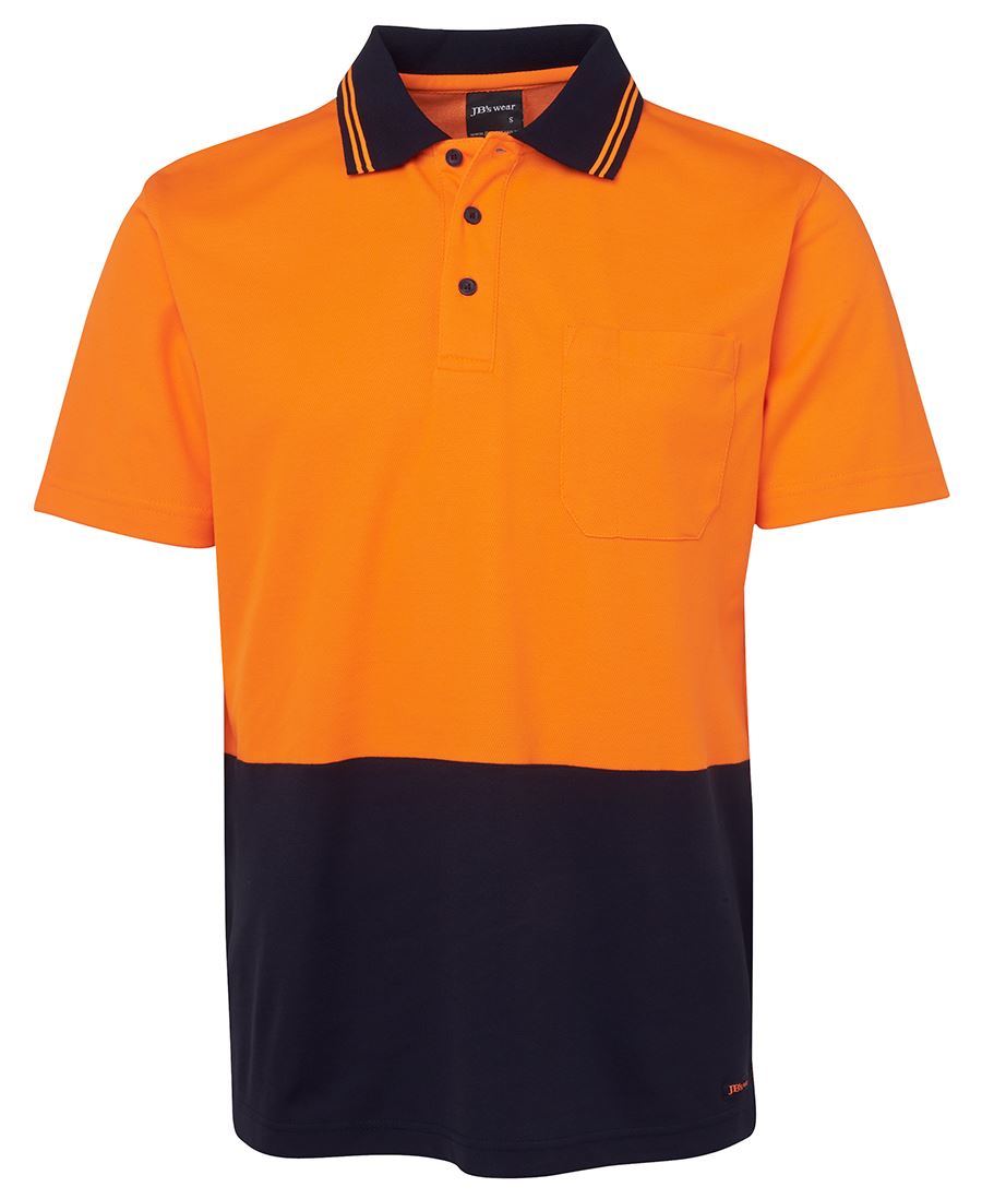 6NCCS - HI VIS NON CUFF S/S COTTON BACK