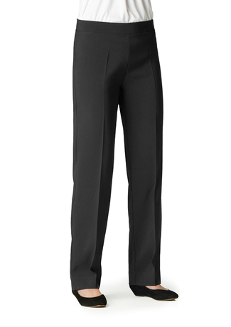 BS243LL - LADIES HARMONY STRETCH SIDE ZIP PANT BLACK