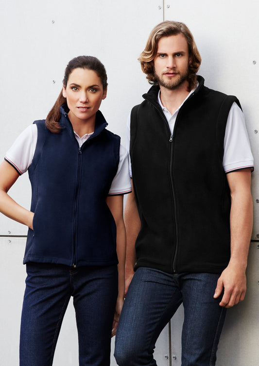 PF905 - LADIES PLAIN MICRO FLEECE VEST