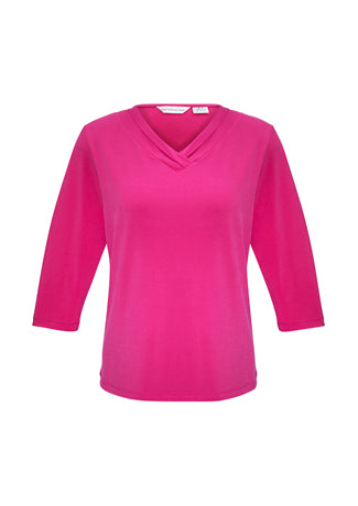 K819LT - Ladies Lana 3/4 Sleeve Top