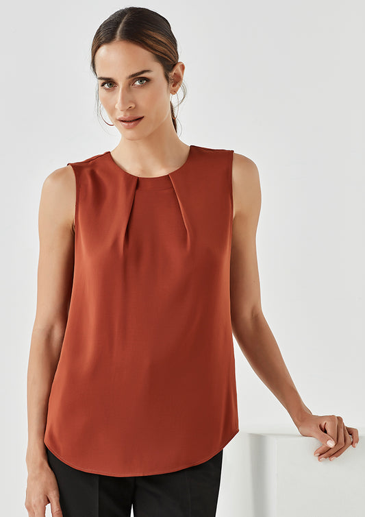 RB973LN - WOMENS ESTELLE PLEAT BLOUSE