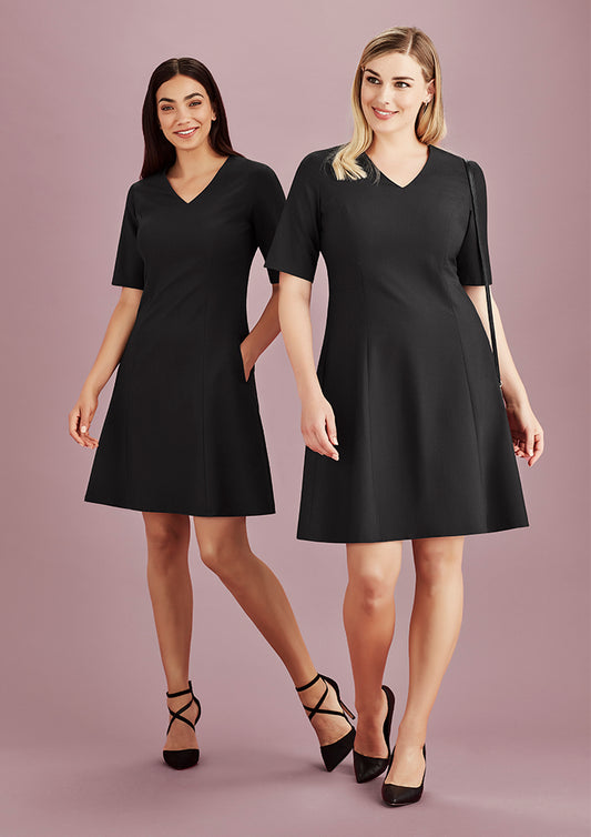RD974L - WOMENS SIENA EXTENDED SLEEVE DRESS