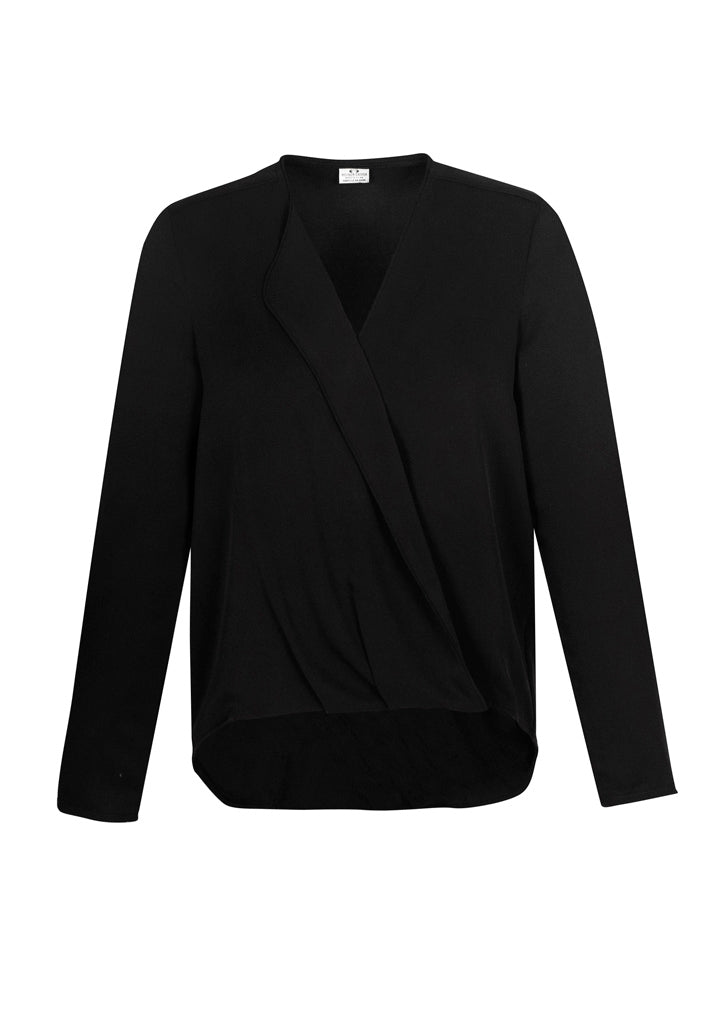 S014LL - LILY LADIES HI-LO BLOUSE