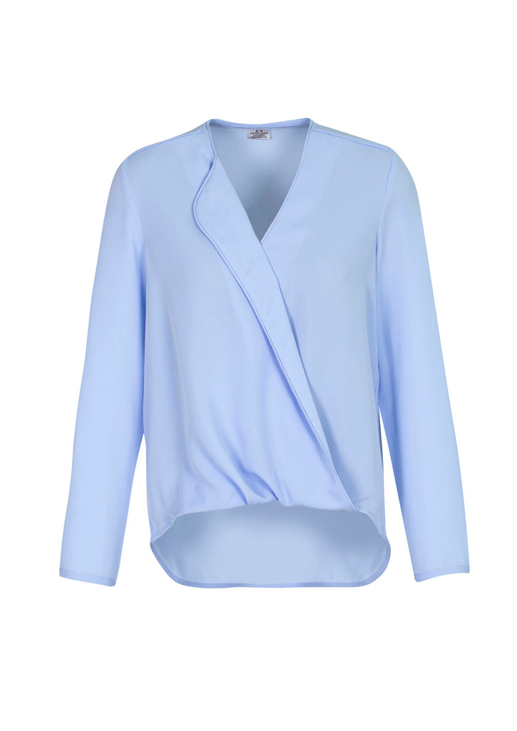 S014LL - LILY LADIES HI-LO BLOUSE