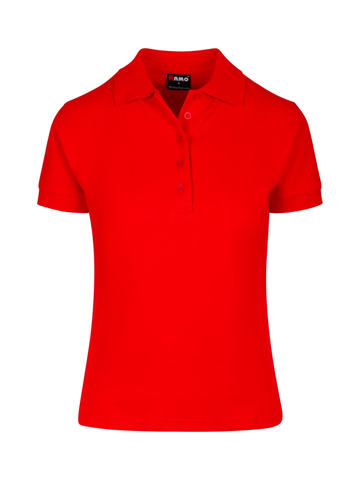 P777LD - LADIES 100% COTTON PIQUE KNIT POLO