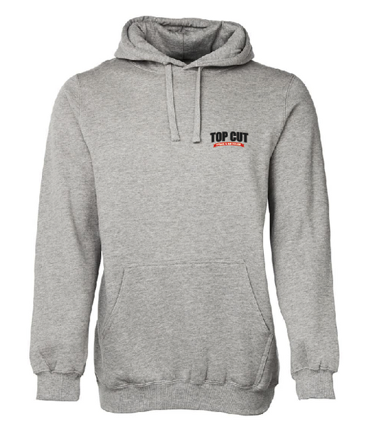 TC-3FH - FLEECY HOODIE GREY (13% MARLE)