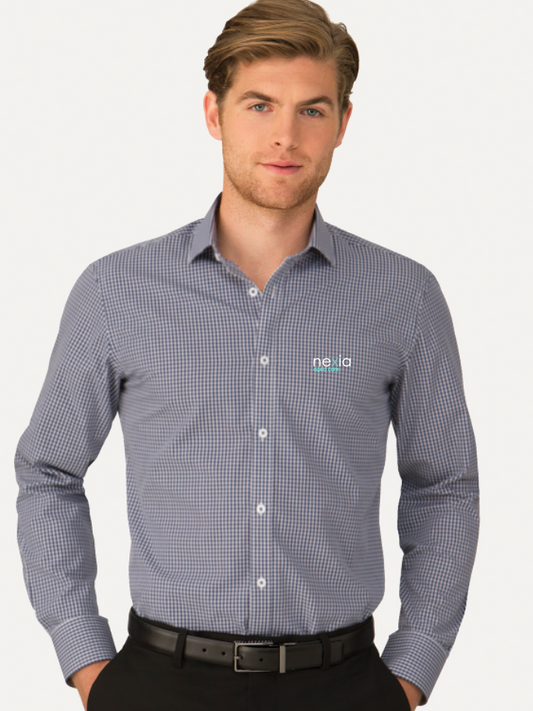 NEXIA-4263LS So Ezy Check Mens Long Sleeve Shirt