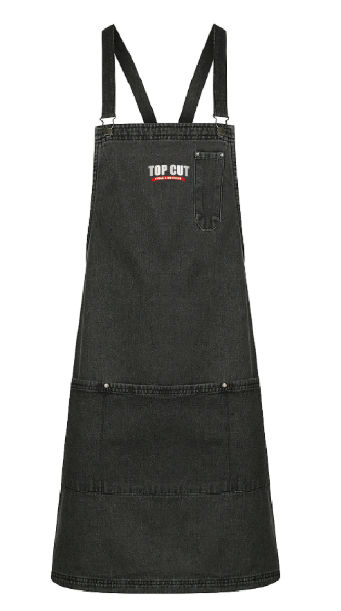 TC-A27 - LOUIE APRON STONEWASH BLACK