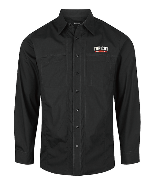 TC-W12 - MENS ASTON LONG SLEEVE SHIRT BLACK