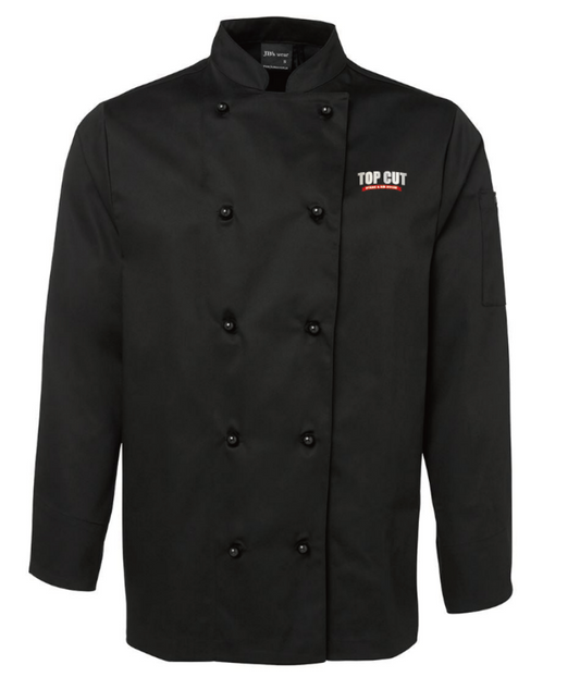 TC-5CJ UNISEX L/S CHEFS JACKET BLACK