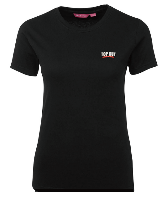 TC-1LHT - LADIES T-SHIRT BLACK