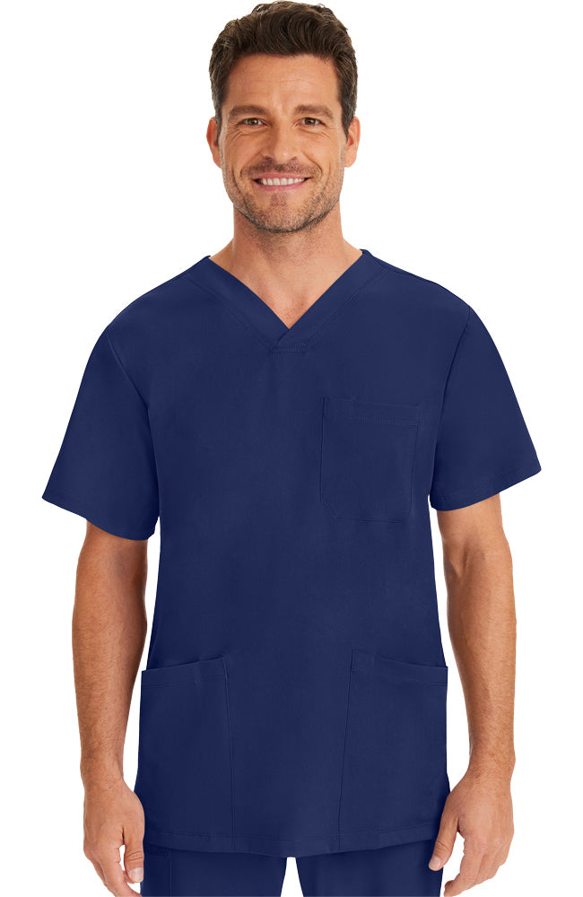 AC-2590 Men's Mathew Scrub Top Navy