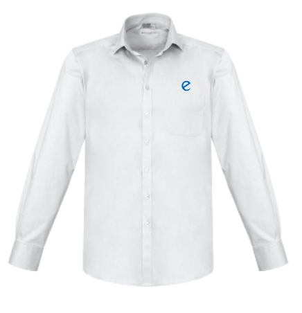 EC-S770ML Mens Monaco Long Sleeve Shirt White