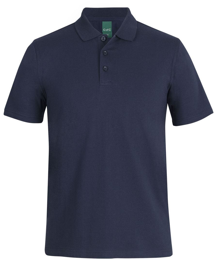 DURKS 2STS C OF C COTTON S/S STRETCH POLO