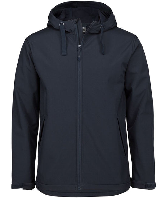 CPS-3WSH Podium Three Layer Hooded Softshell Jacket Navy