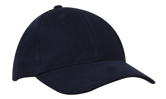 LS-4199 BRUSHED COTTON CAP - NAVY