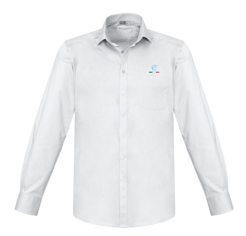 EC-S770ML Mens Monaco Long Sleeve Shirt White