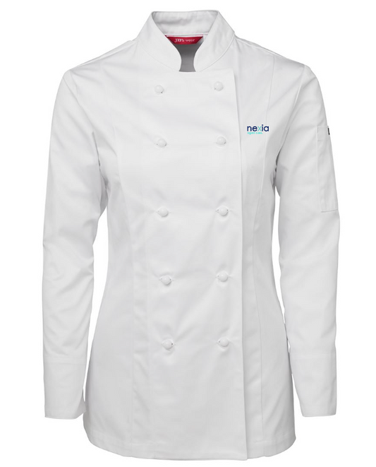 NEXIA-5CJ1 Ladies L/S Chef's Jacket