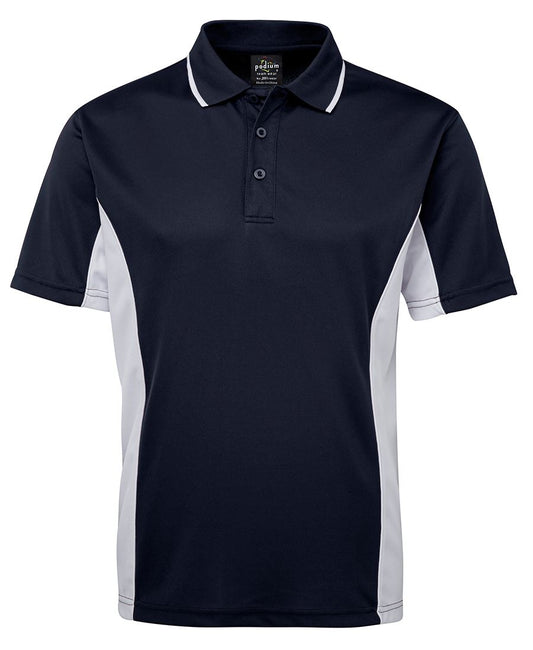 CPS-7PP Podium Contrast Polo Navy White